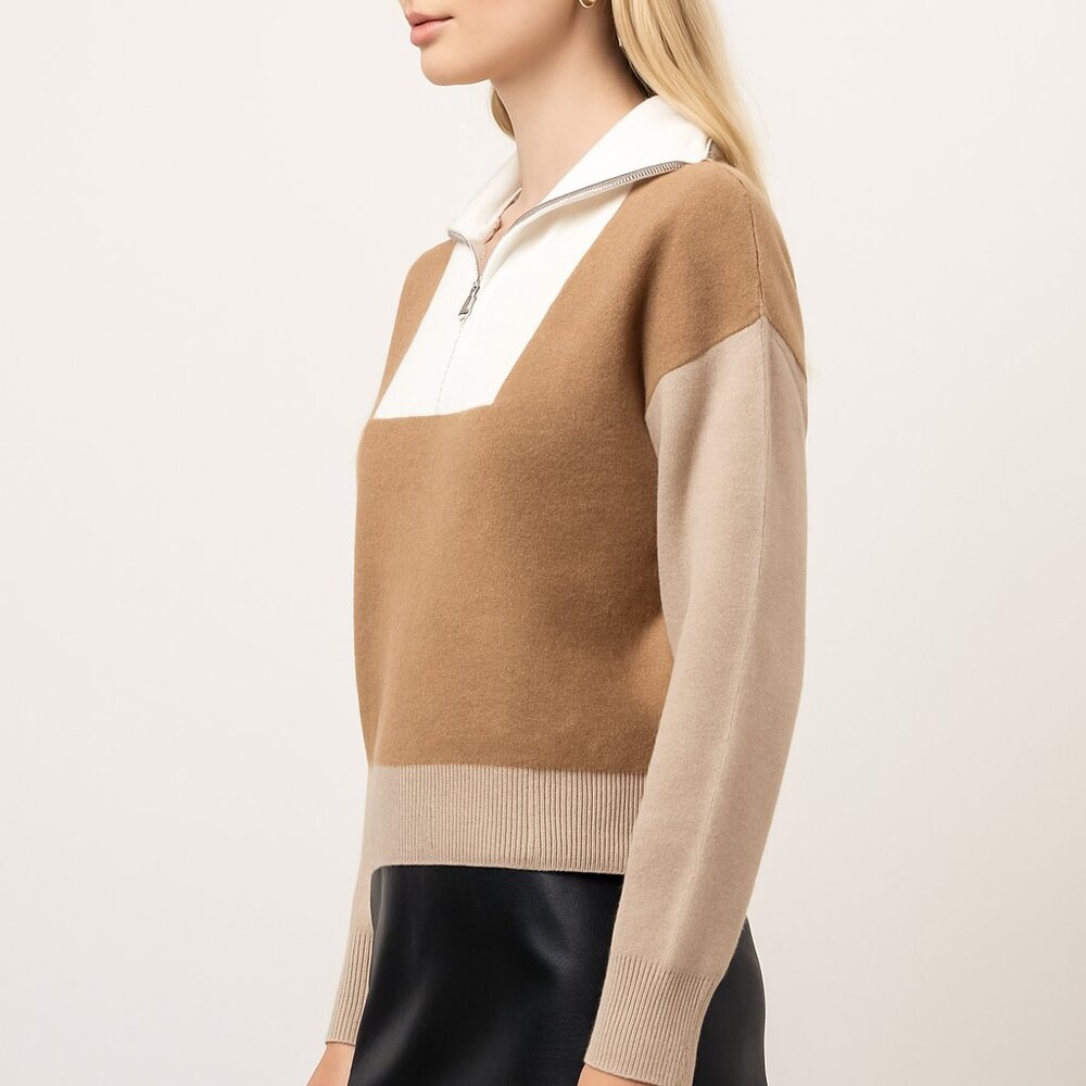 Ezra Color Block Sweater - Picture 3 of 4
